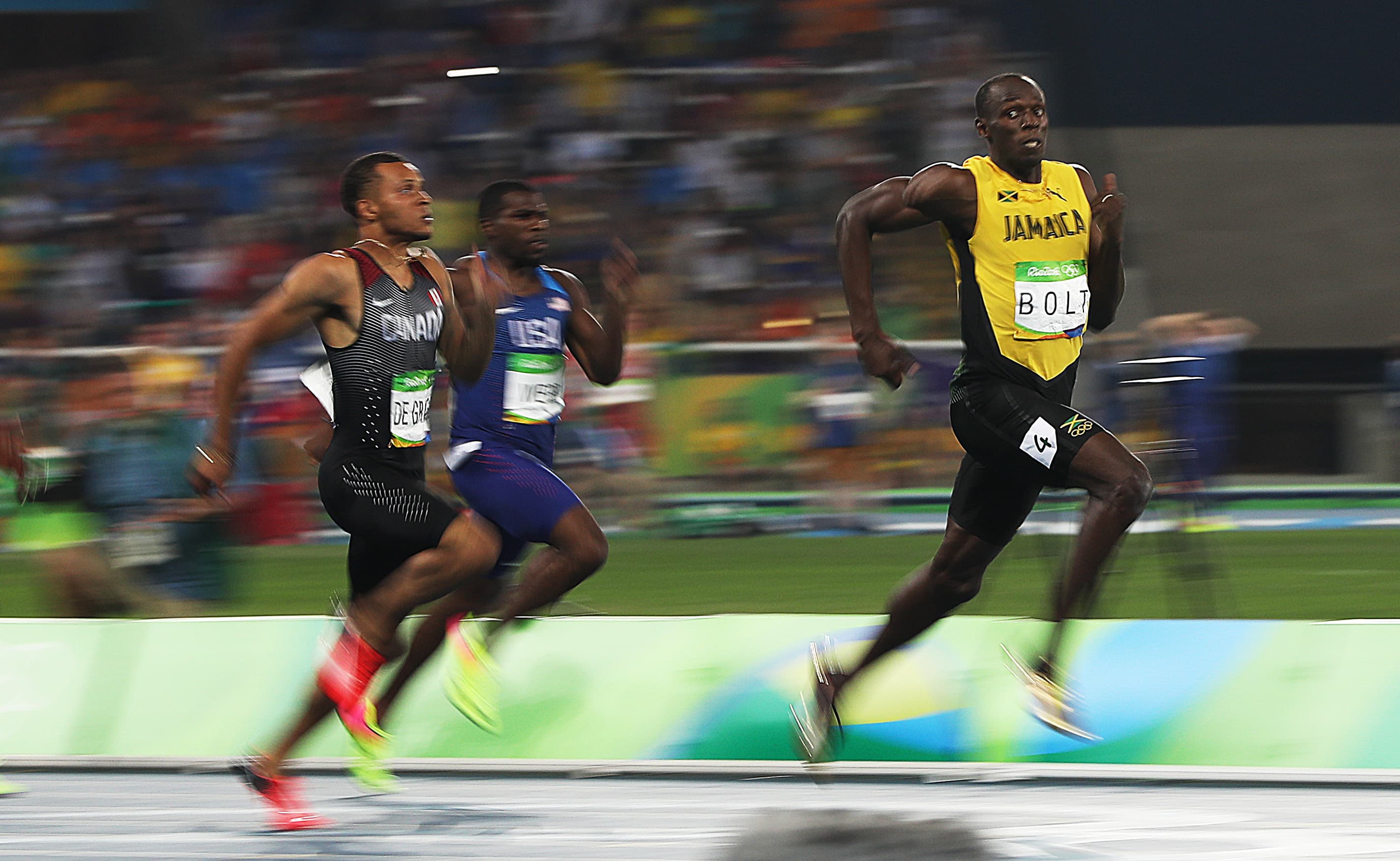 Volwassen neerhalen zij is How the world's fastest man Usain Bolt mentally prepares for a race