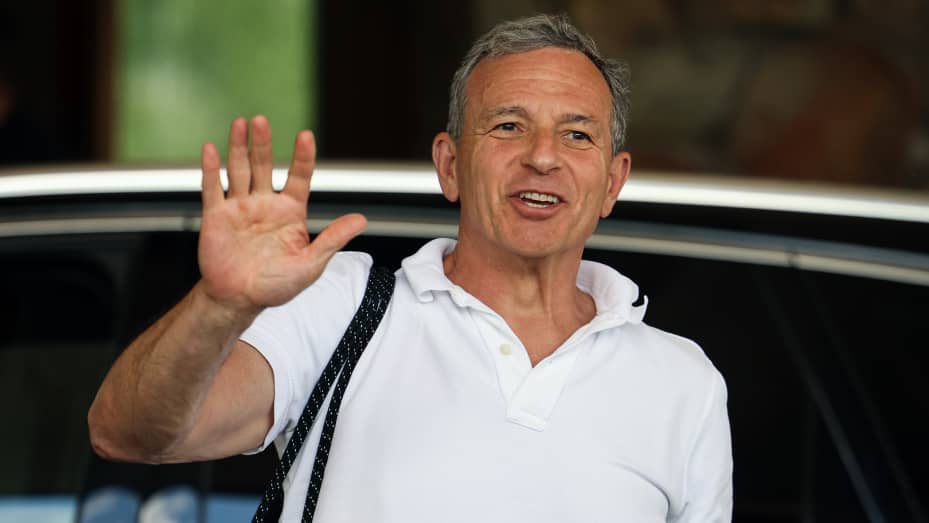 Chairman of Disney Bob Iger arrives for the Allen & Company Sun Valley Conference on July 06, 2021 in Sun Valley, Idaho.