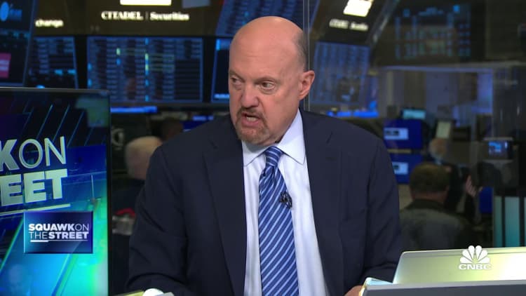 Jim Cramer on what he suspects is causing the 10-year bond yield to slide