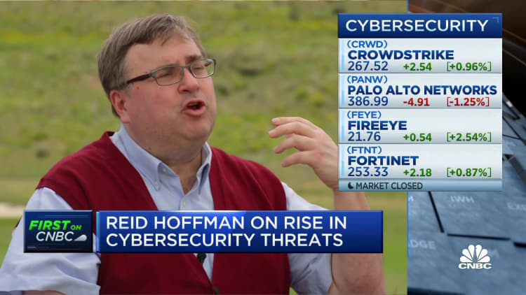 Reid Hoffman: 'However terrified you are about cybersecurity, you're probably not terrified enough'