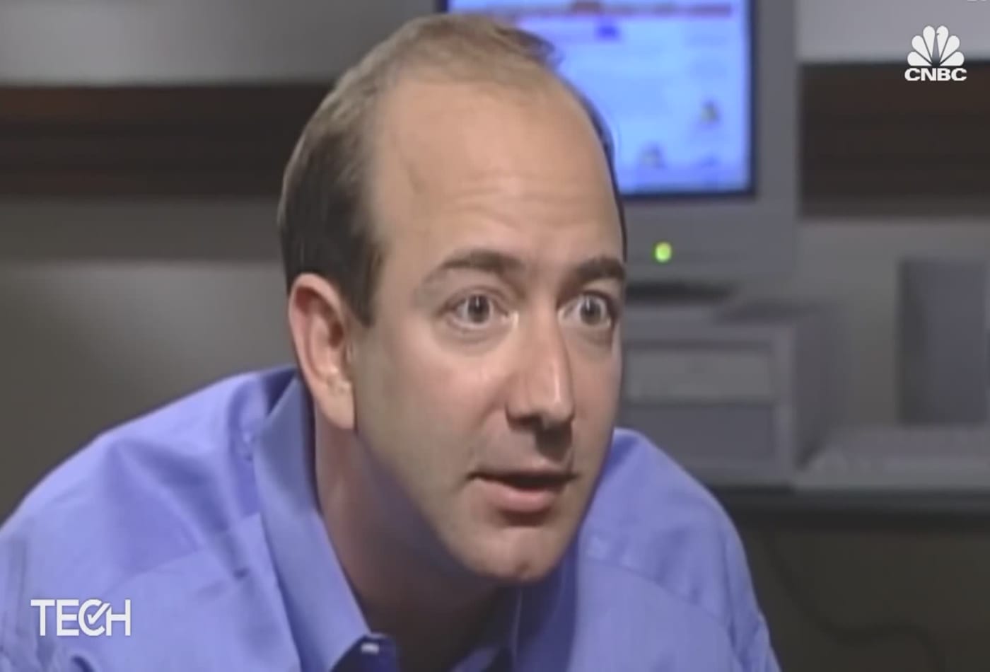 A look back at Jeff Bezos’ early days as Amazon’s founder