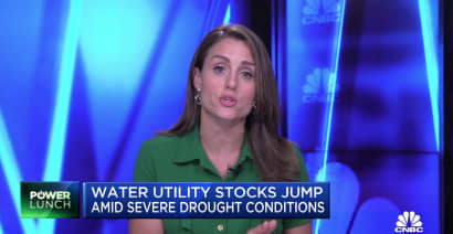 Water utility stocks jump amid severe drought conditions