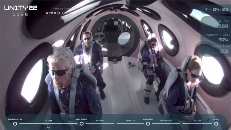 Here's a recap of Richard Branson's Virgin Galactic journey to the edge of space