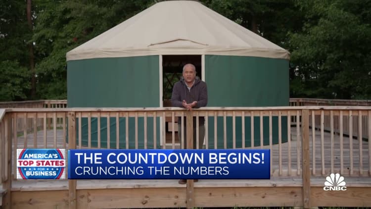 Behind CNBC's countdown to America's top states for business