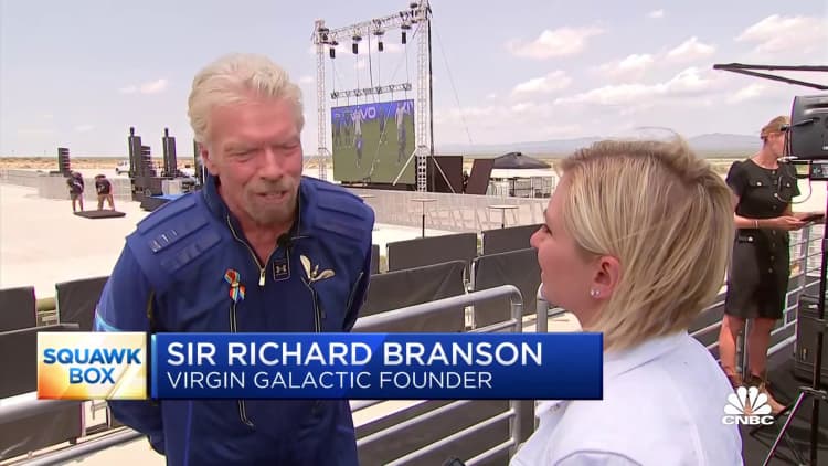 Richard Branson becomes first billionaire to fly to space on own craft