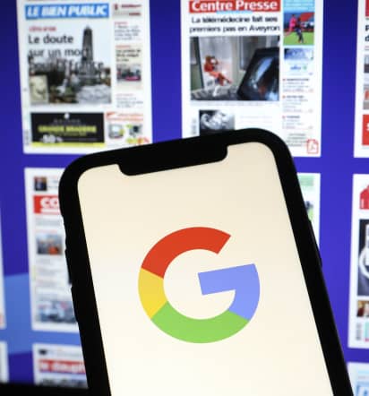Google hit with record $593 million fine in France in news copyright battle