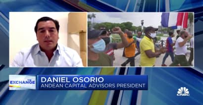 The Cuban people want the right to vote, the right to choose, says Andean Capital's Osorio
