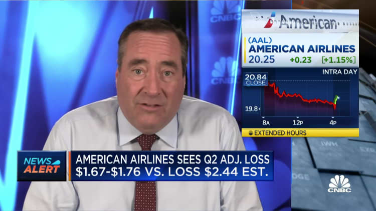 American Airlines second quarter numbers to be better than expected