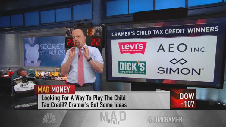 Jim Cramer: Expanded child tax credit has huge implications for the stock market