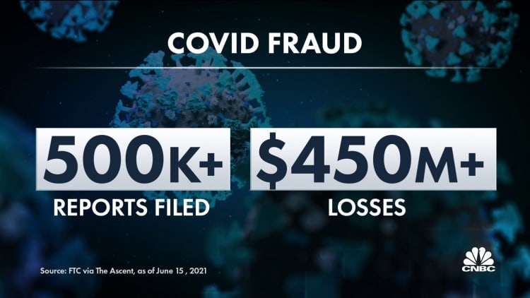 Scammers take advantage of Covid to rip people off