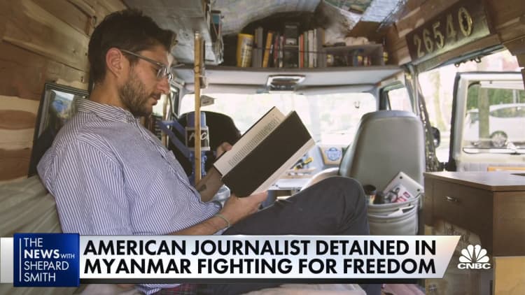 American journalist detained in Myanmar