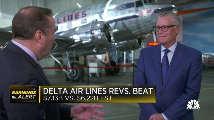 Delta Air Lines CEO on earnings: Consumer travel is beyond 2019 levels