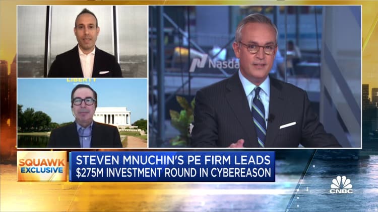 Watch CNBC's full interview with former Treasury Secretary Steven Mnuchin, Cybereason CEO Lior Div