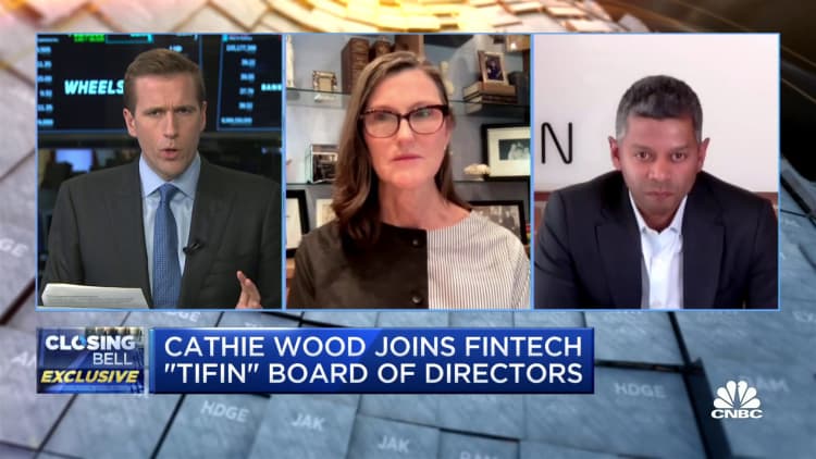 ARK Invest's Cathie Wood joins the board of FinTech company Tifin