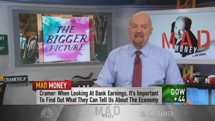 Bank earnings show consumer spending is ready to surge, Jim Cramer says