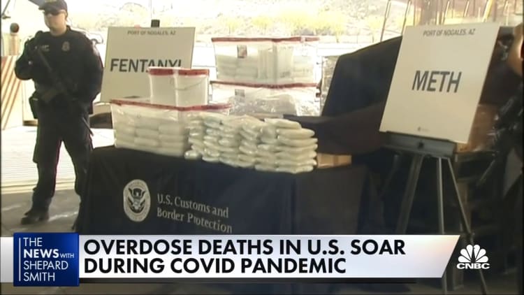 U.S. drug overdoses skyrocket during the pandemic