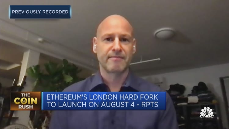There will be an 'enormous' run-up in demand and value of ether, says CEO