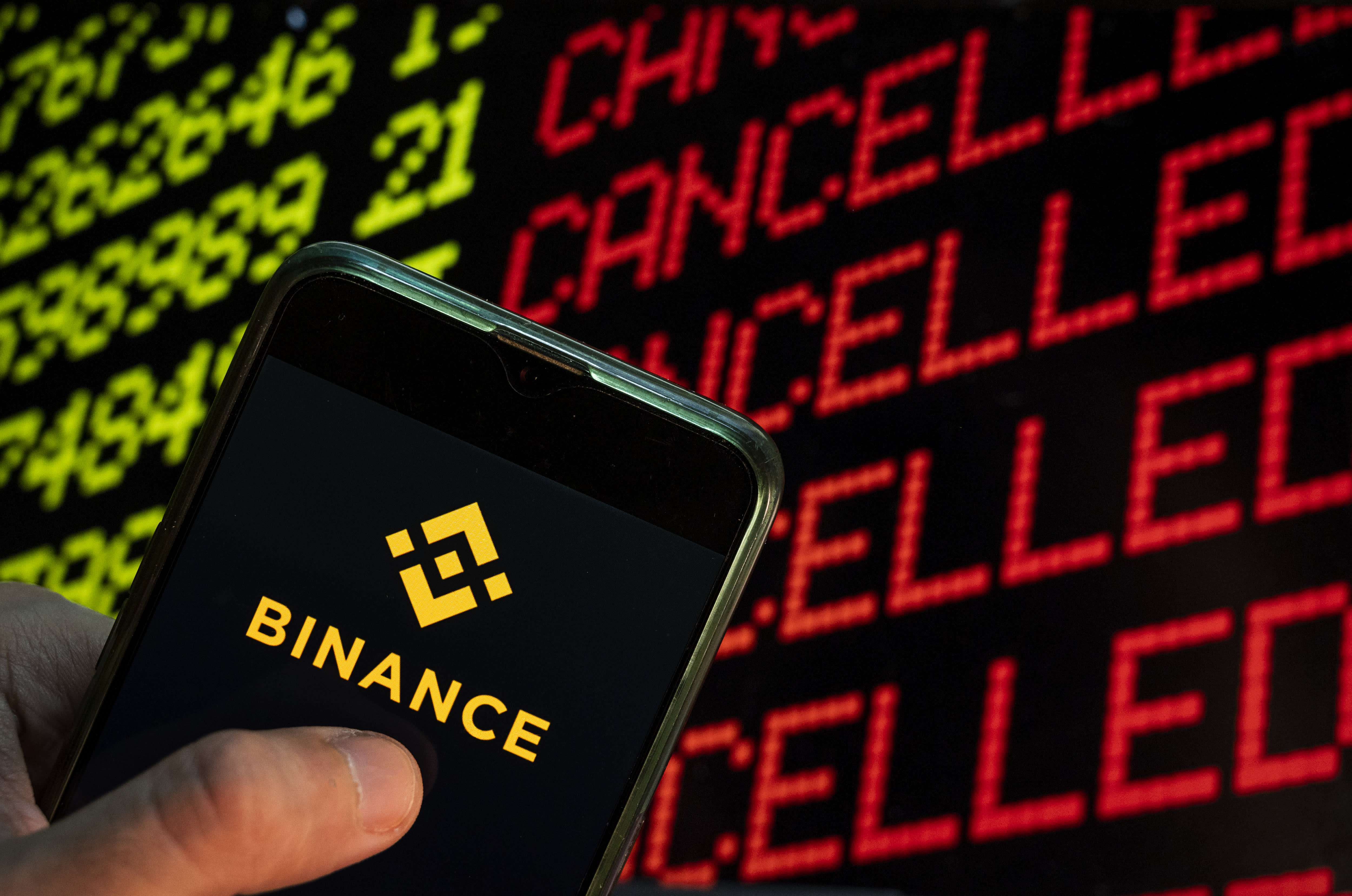 Cancelled bitcoin transaction in binance btc gain in one month