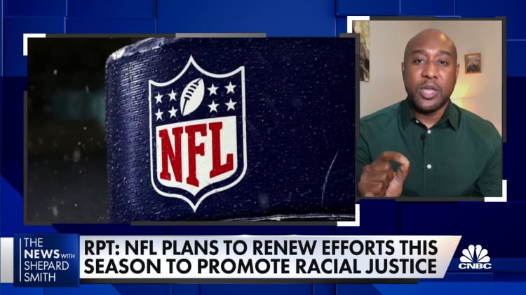 NFL steps up efforts to promote racial justice