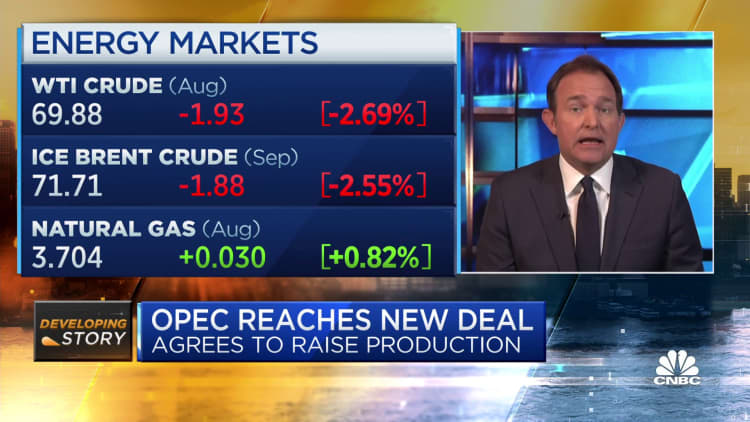 OPEC reaches new deal to raise production