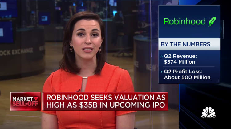 Robinhood seeks $35B market valuation ahead of IPO next week