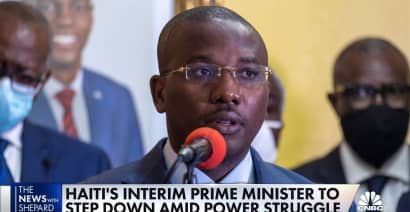 Haiti's interim prime minister to step down