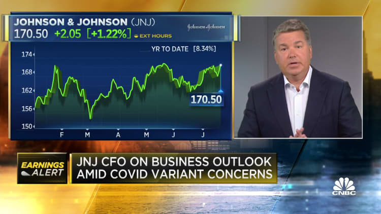 Johnson & Johnson CFO on business outlook amid Covid variant concerns