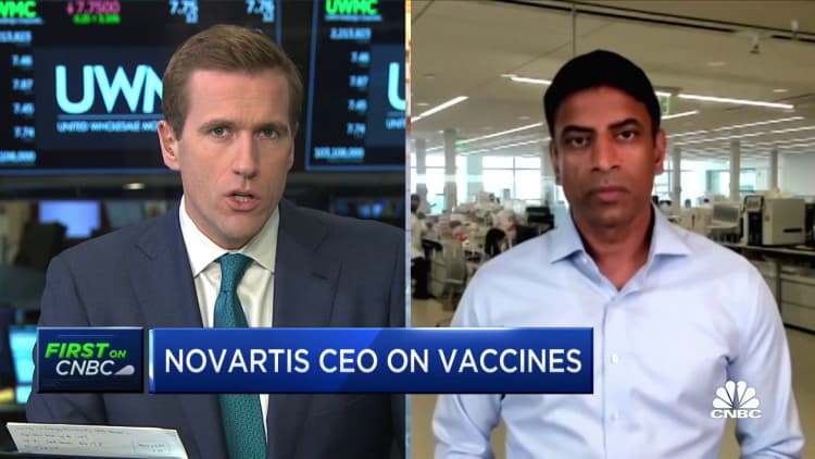The full interview with Novartis CEO Vas Narasimhan on Q2 earnings, cancer treatment and Covid-19