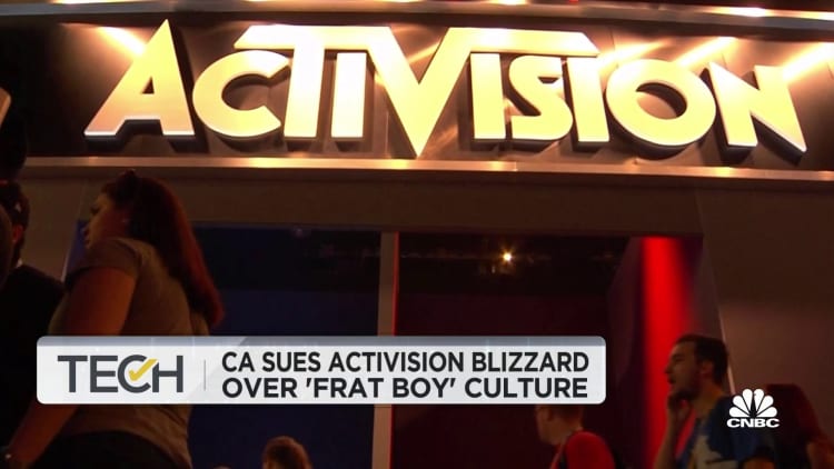 California sues Activision Blizzard over 'frat boy' culture
