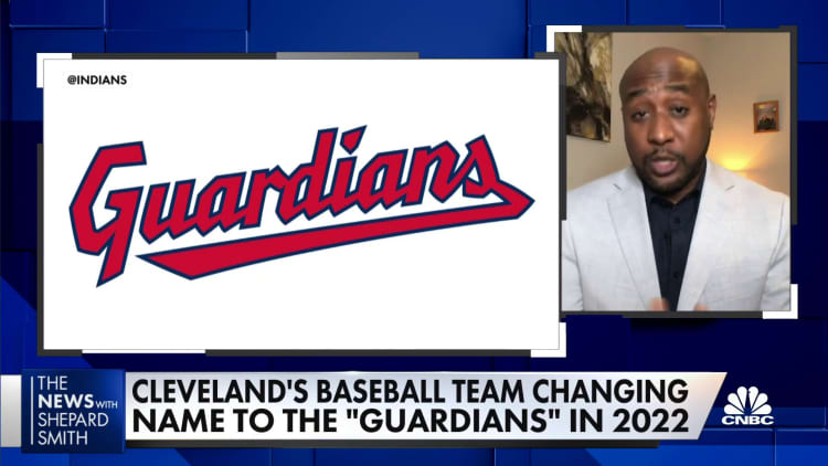 Cleveland's baseball team is changing name to the Guardians