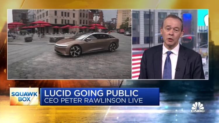 Watch CNBC's full interview with Lucid CEO Peter Rawlinson