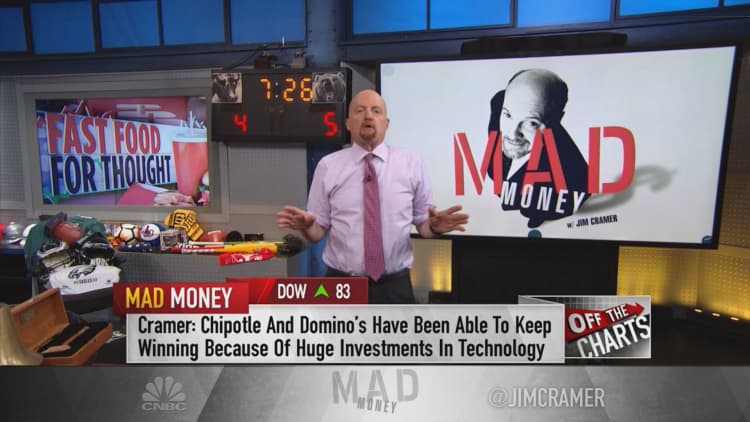 Jim Cramer recommends McDonald's, Starbucks and Yum Brands
