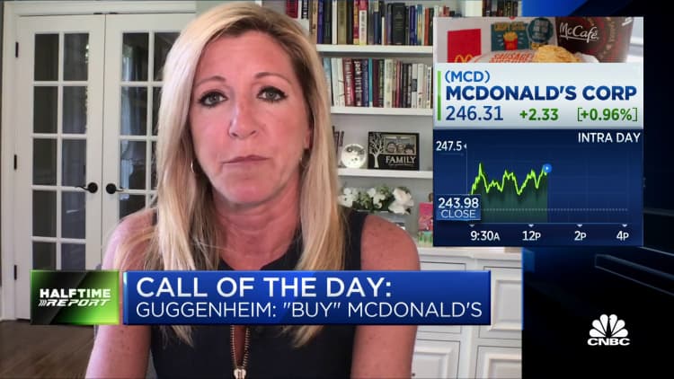 The Halftime Report's Call of the Day: McDonald's