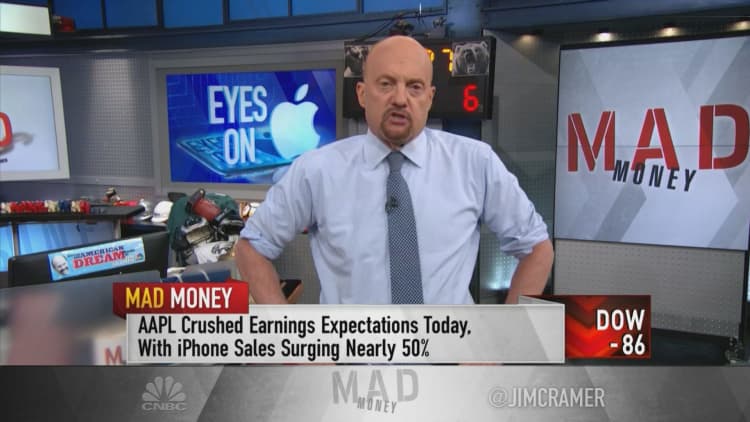 Jim Cramer reacts to Alphabet, Starbucks, Microsoft and Apple earnings