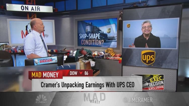 UPS CEO talks Q2 beat, outlook for 2021 second half and shipping volume