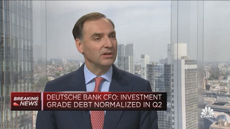 Deutsche Bank CFO: Corporate bank fighting interest rate headwinds