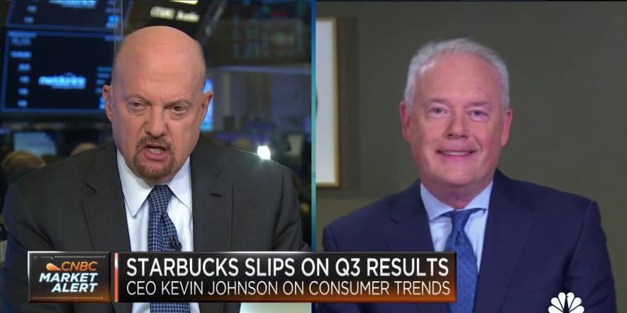 Watch CNBC's full interview with Starbucks CEO Kevin Johnson