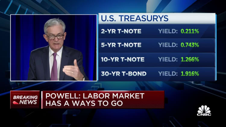'It may take some time' — Fed's Powell on labor market recovery