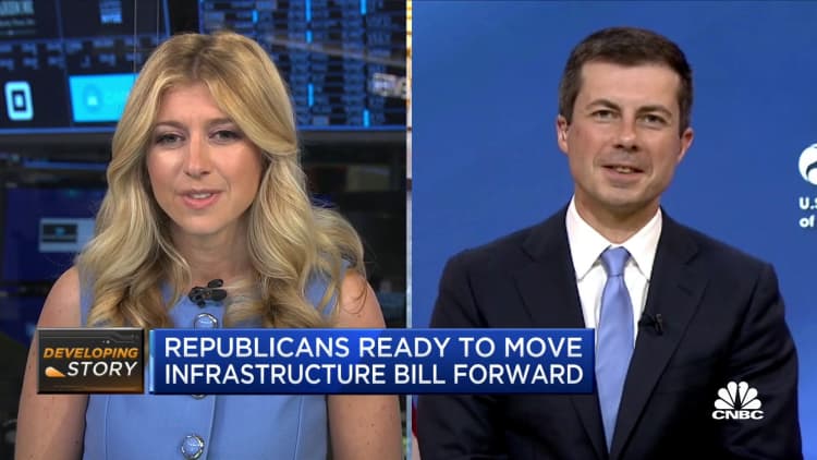Buttigieg: "This is a massive investment" in infrastructure