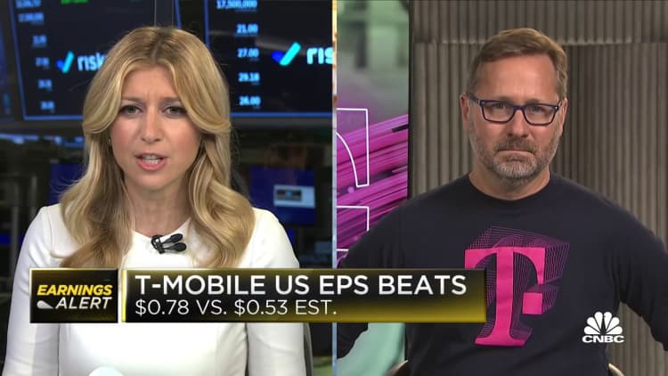 T-Mobile CEO on beat: Our new account growth highest in company history
