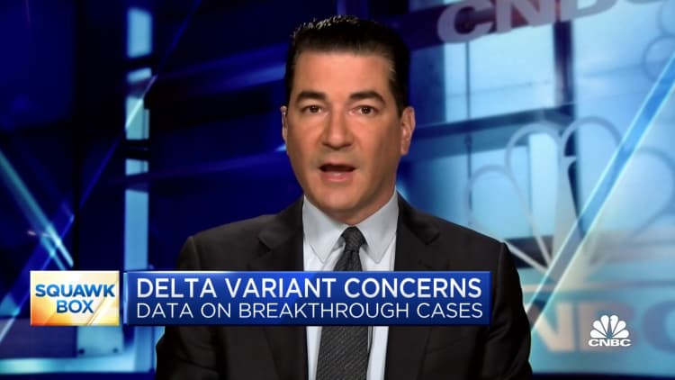 Dr. Scott Gottlieb: Delta Covid variant might be slowing in certain states