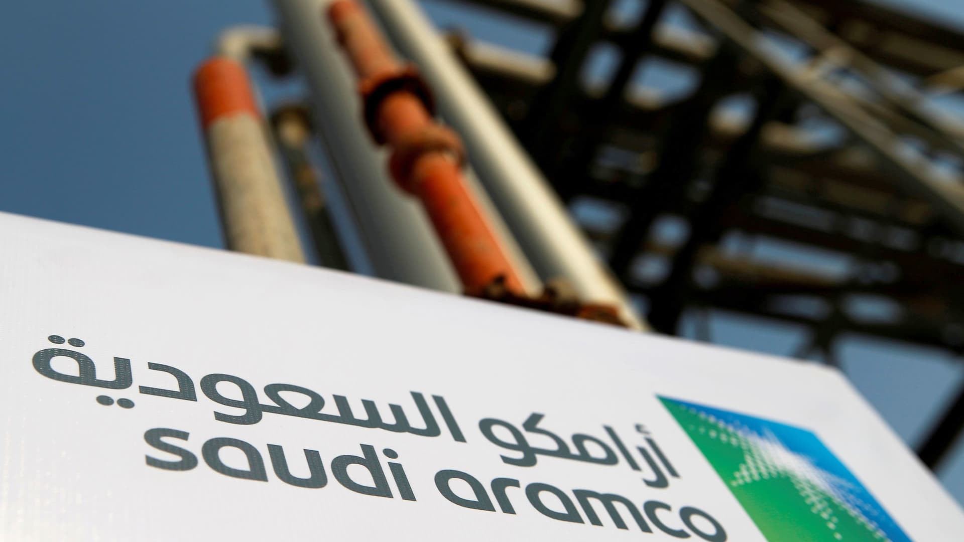 Saudi Aramco said strong market conditions helped to push its second quarter net income to $48.4 billion, up from $25.5 billion a year earlier.