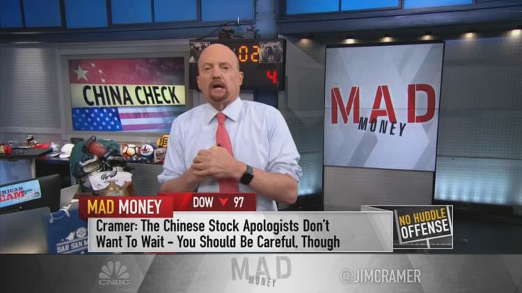 Cramer says Chinese stocks are 'not a safe place' to invest your money