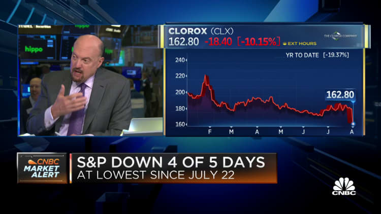 Jim Cramer on Clorox earnings report: It is very disappointing