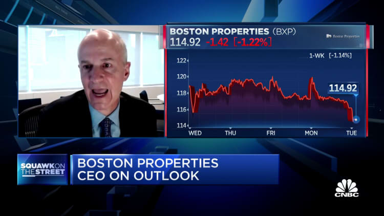 Boston Properties CEO on commerical real estate outlook and returning to the office