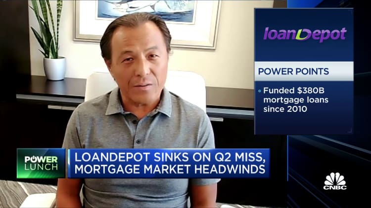 What we're seeing today is overcapacity in the system, says LoanDepot CEO