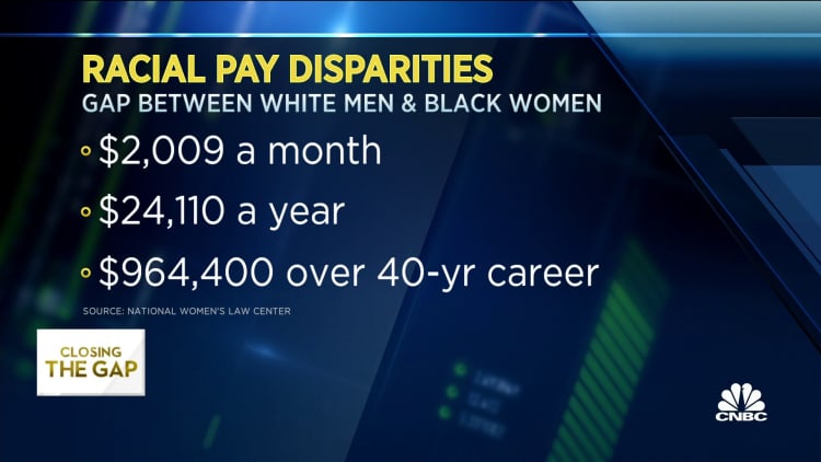 Racial pay disparities hinder black women, who are paid $.63 for every $1 a white man makes