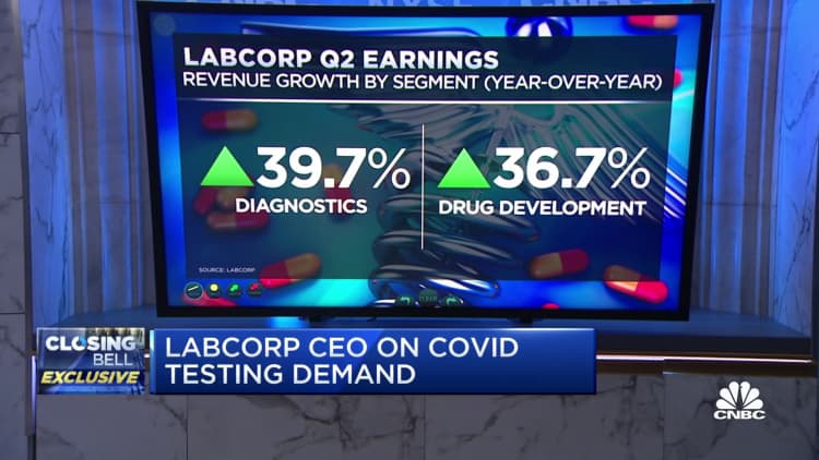 Our business is strong with or without the Covid testing, says Labcorp CEO