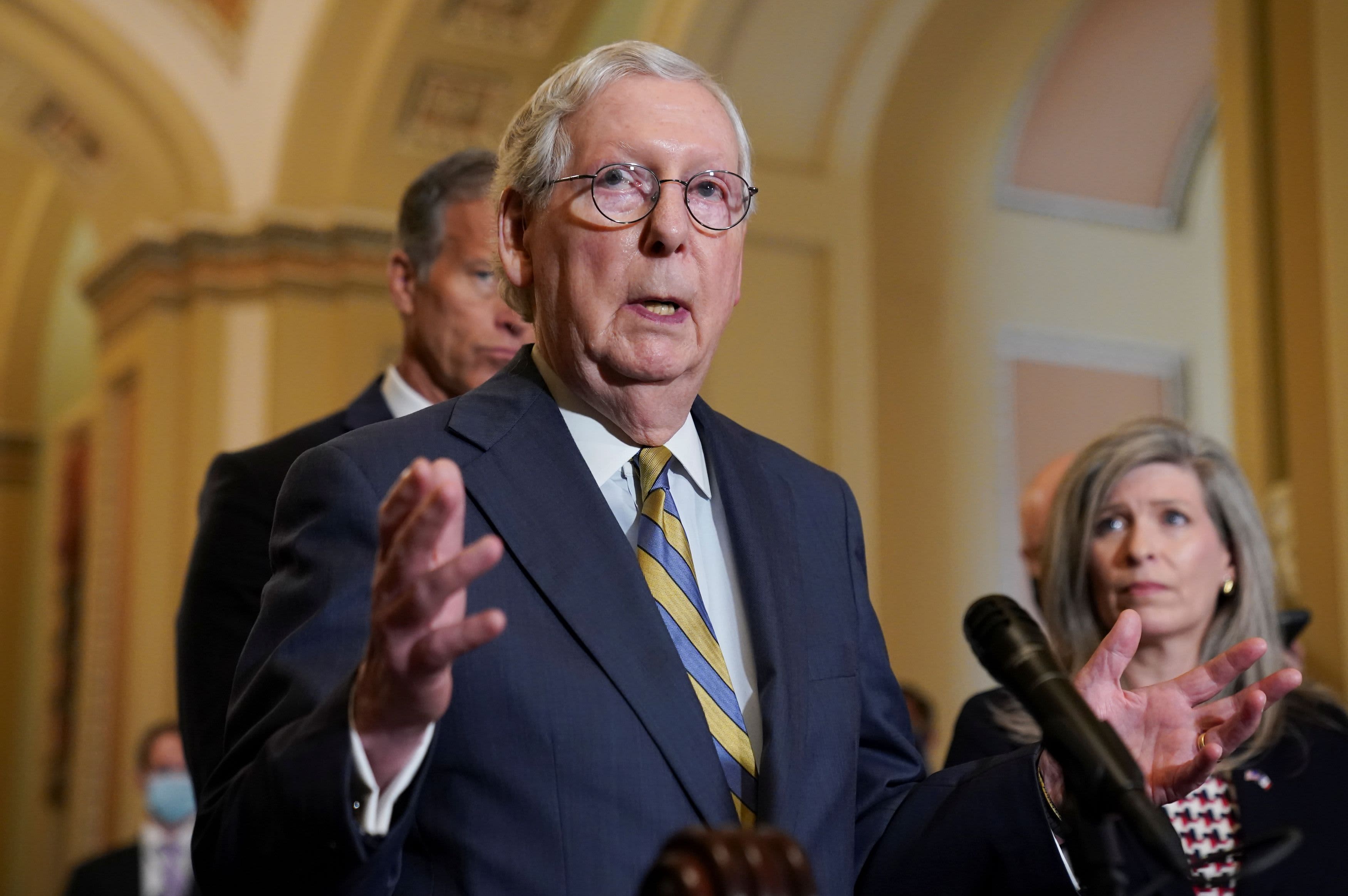 Senate GOP leader McConnell offers short-term debt ceiling extension following pressure from Biden