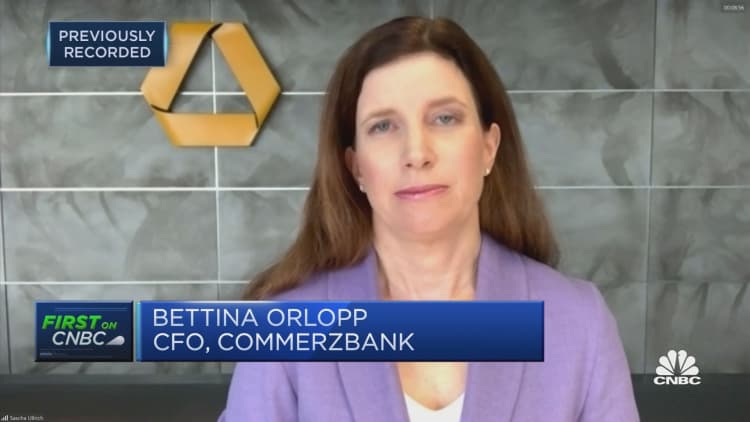 Commerzbank targeting full-year operating profit but net income 'tougher to predict,' CFO says